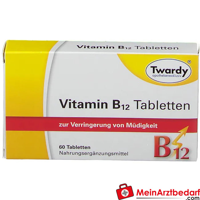 Twardy® 维生素 B12，60 粒胶囊