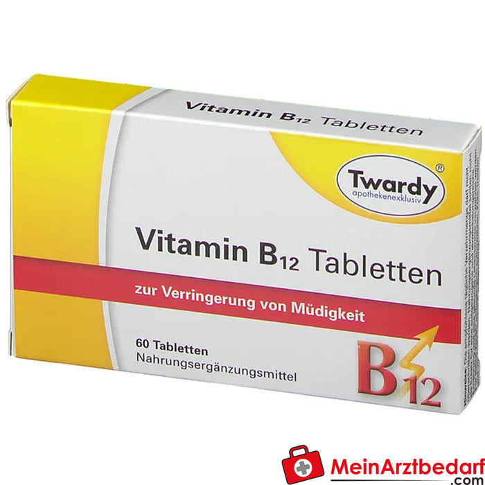 Twardy® Vitamin B12, 60 Capsules