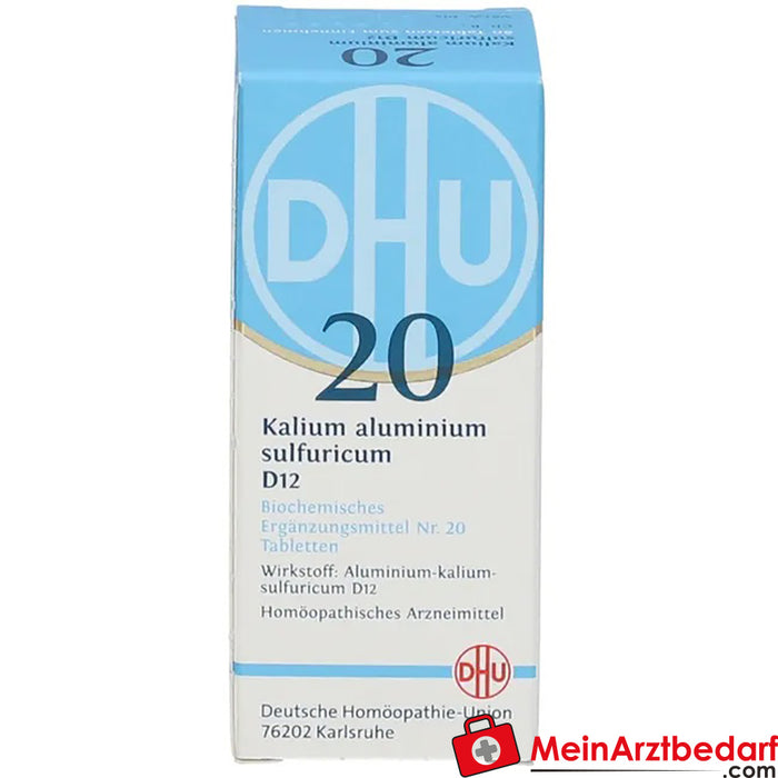 DHU Bioquímica 20 Alumínio sulfúrico de potássio D12