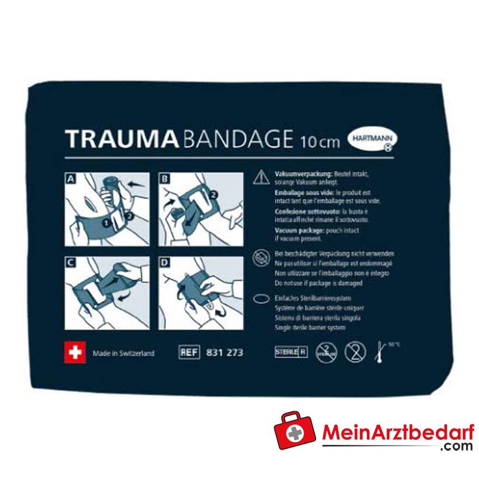 Bandage traumatique/pansement compressif d'urgence Hartmann civil