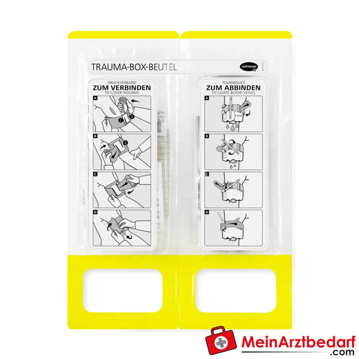Hartmann Trauma-Box® wanddispenser met vulling