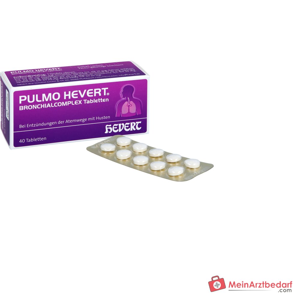 Tabletki Hevert Pulmo Bronchialcomplex, 40 szt.