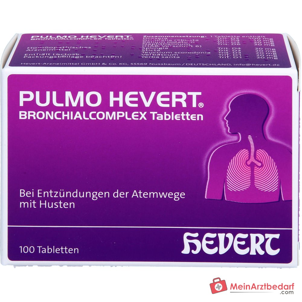 Tabletki Hevert Pulmo Bronchialcomplex, 40 szt.