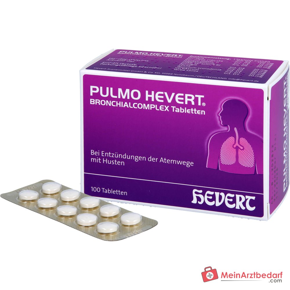 Tabletki Hevert Pulmo Bronchialcomplex, 40 szt.