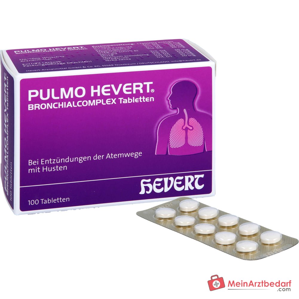 Tabletki Hevert Pulmo Bronchialcomplex, 40 szt.