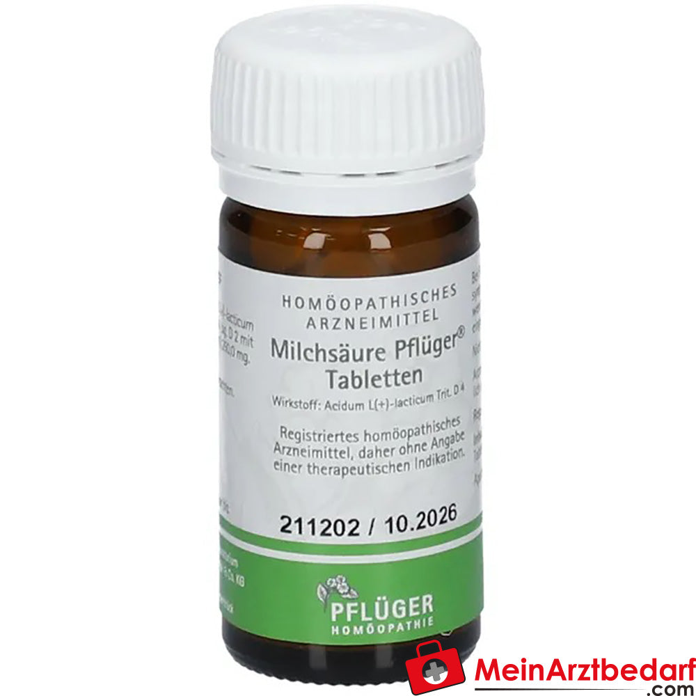 Milchsäure Pflüger® Tabletten.