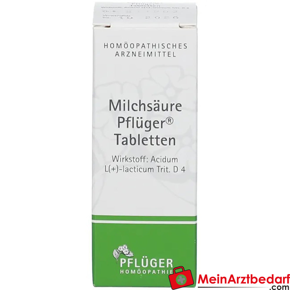 Milchsäure Pflüger® Tabletten.