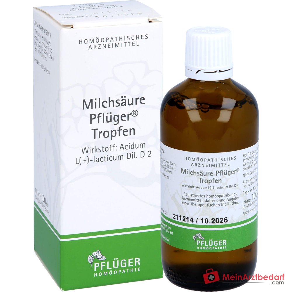 Pflüger Melkzuurdruppels Acidum sarcolacticum D2 10 ml