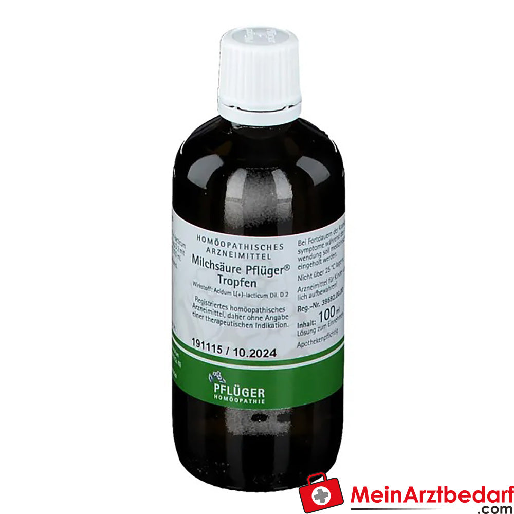 Milchsäure Pflüger® Tropfen.