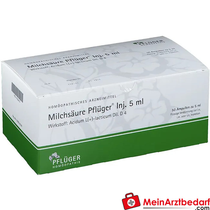 Kwas mlekowy Pflüger® Inj. 5 ml