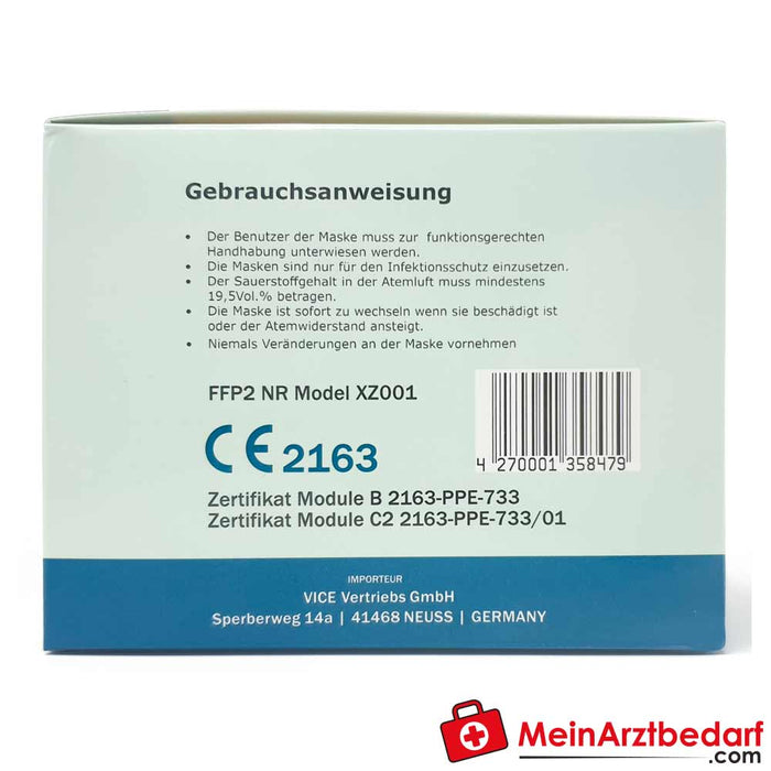 Maschere Vice Medical FFP2, 20 pezzi.