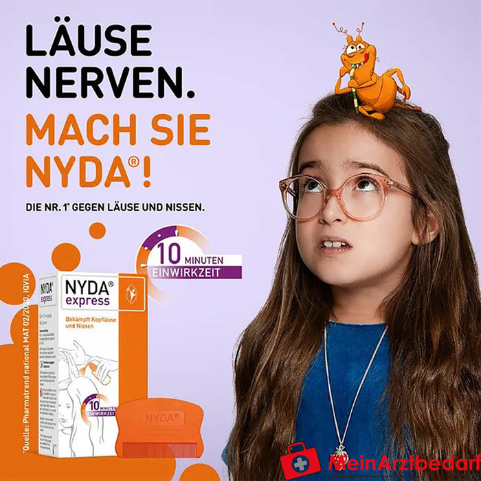 NYDA express tegen luizen &amp; neten, 50ml