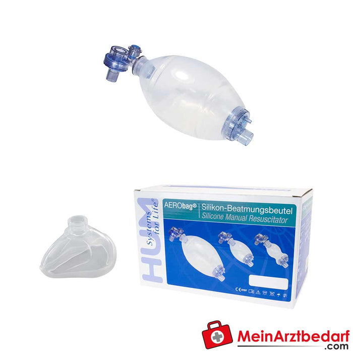 Set di sacche per la rianimazione in silicone AERObag