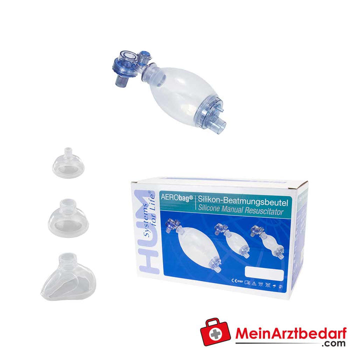 Set di sacche per la rianimazione in silicone AERObag