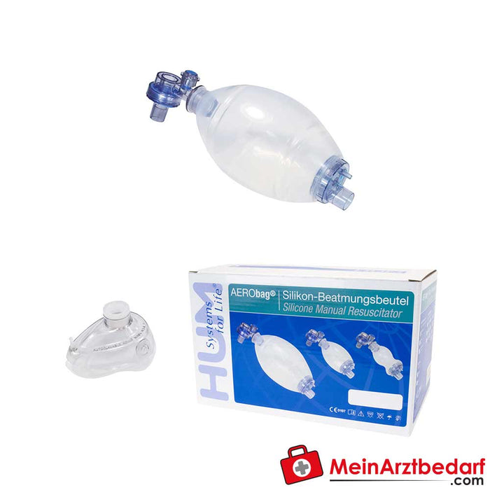 Set di sacche per la rianimazione in silicone AERObag