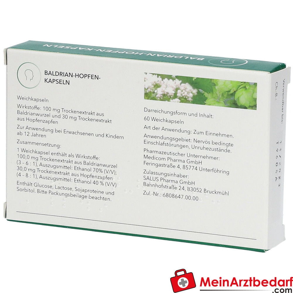 Baldrian-Hopfen-Kapseln.