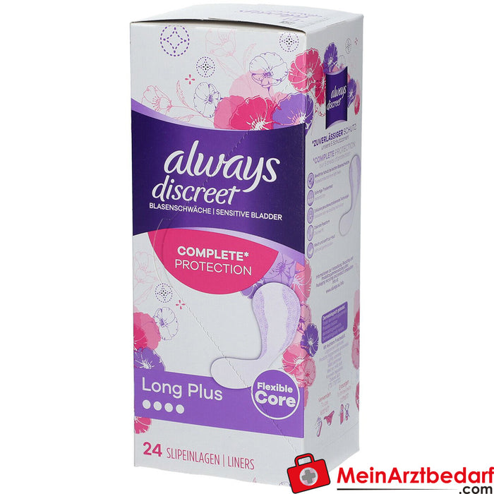 always discreet incontinence panty liners Plus