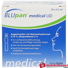BLUpan® medical UD Augentropfen, 20x 0,5ml.