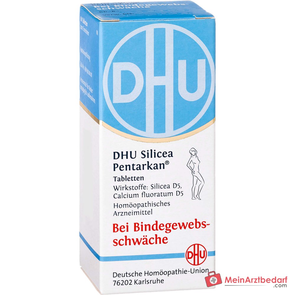 DHU Silicea Pentarkan Silicea / Calcium fluoratum Tabletten, 80 St.