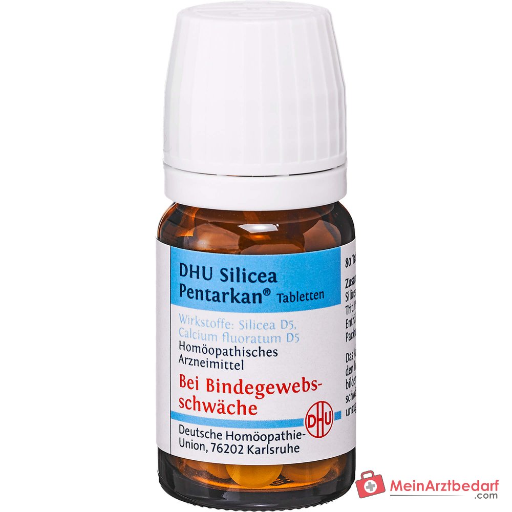 DHU Silicea Pentarkan Silicea / Calcium fluoratum Tabletten, 80 St.