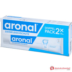 aronal Zahnfleischschutz Zahnpasta mit Zink, 2x75 ml.