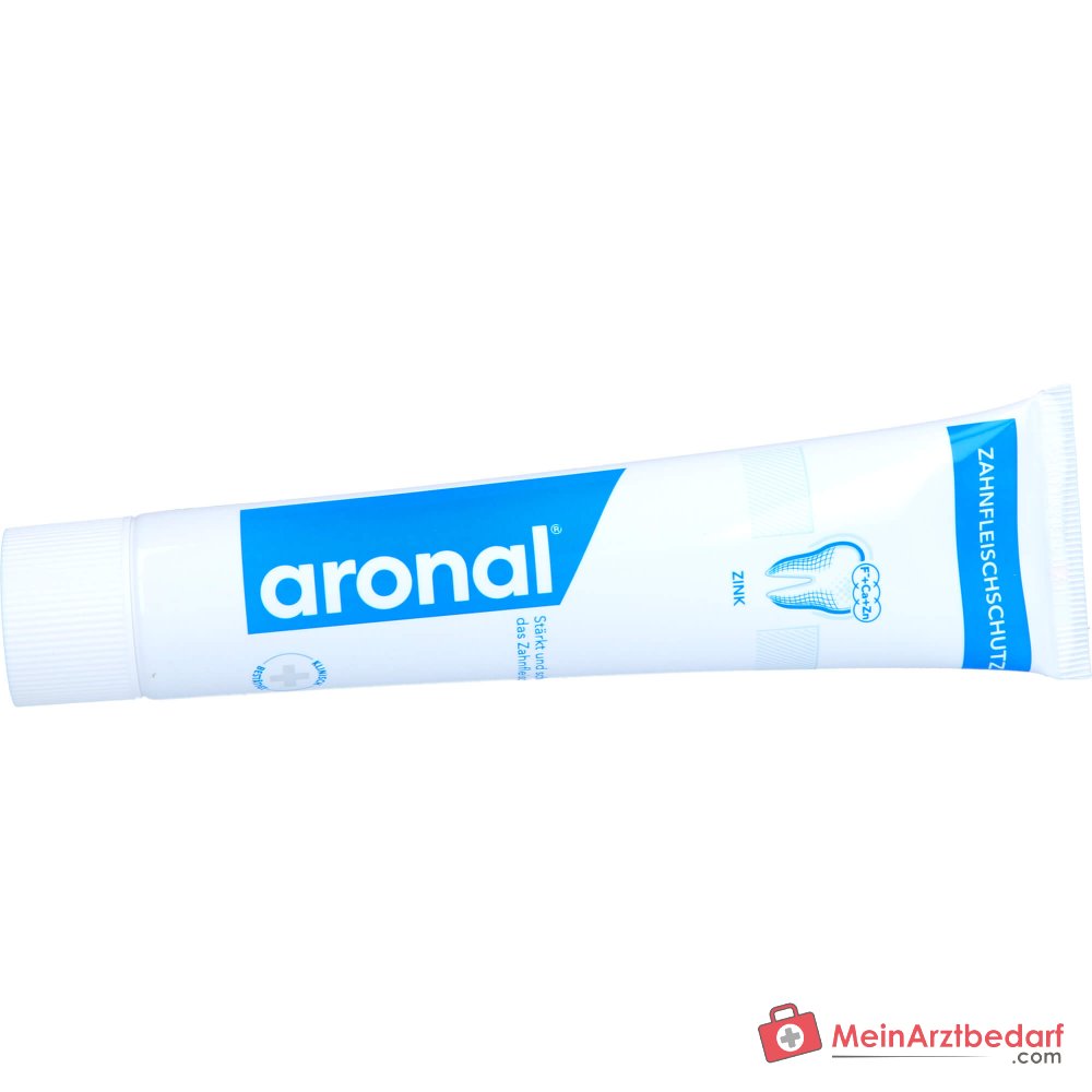 aronal Zahnfleischschutz Zahnpasta mit Zink, 2x75 ml.