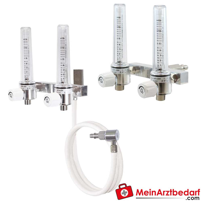 AEROway® Fine Doppel-Flowmeter für Sauerstoff