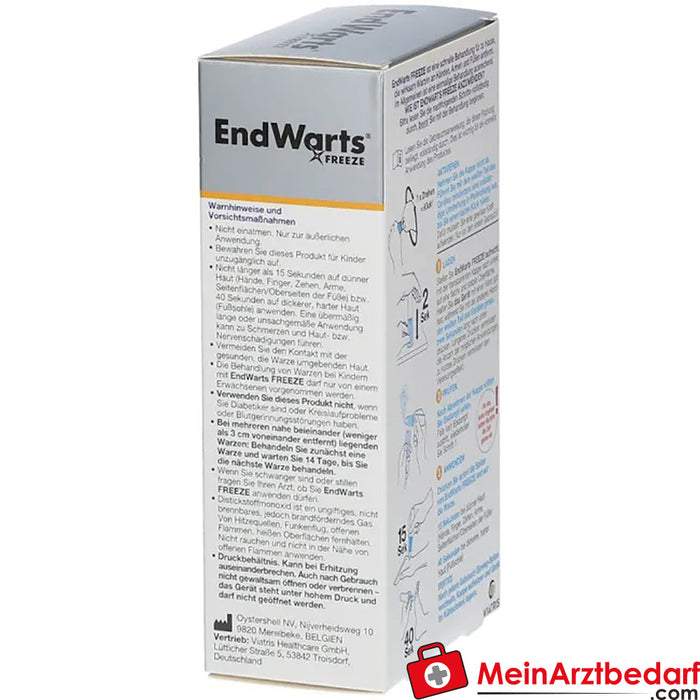 EndWarts FREEZE: Vereisungsmittel zur Entfernung von Warzen, 7,5g