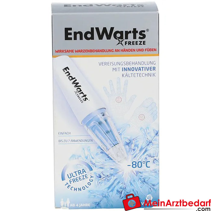 EndWarts FREEZE: agente de gelo para a remoção de verrugas, 7,5g