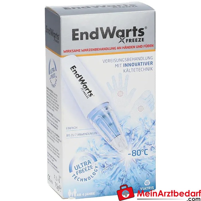 EndWarts FREEZE: Icing agent for the removal of warts, 7.5g