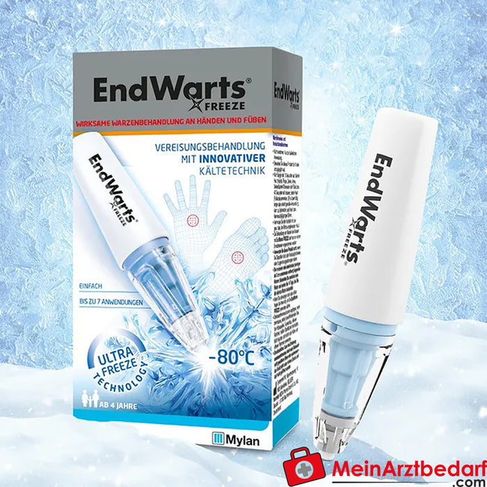 EndWarts FREEZE：用于去除手、胳膊和脚上疣的冰冻剂