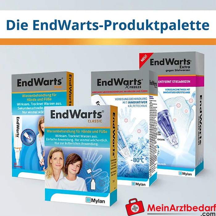 EndWarts FREEZE: Icing agent for the removal of warts, 7.5g