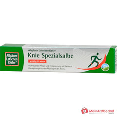 Allgäuer Latschenkiefer Knie Spezialsalbe Latschenkiefernöl / Campher / Panthenol / Allantoin Salbe, 50 ml.