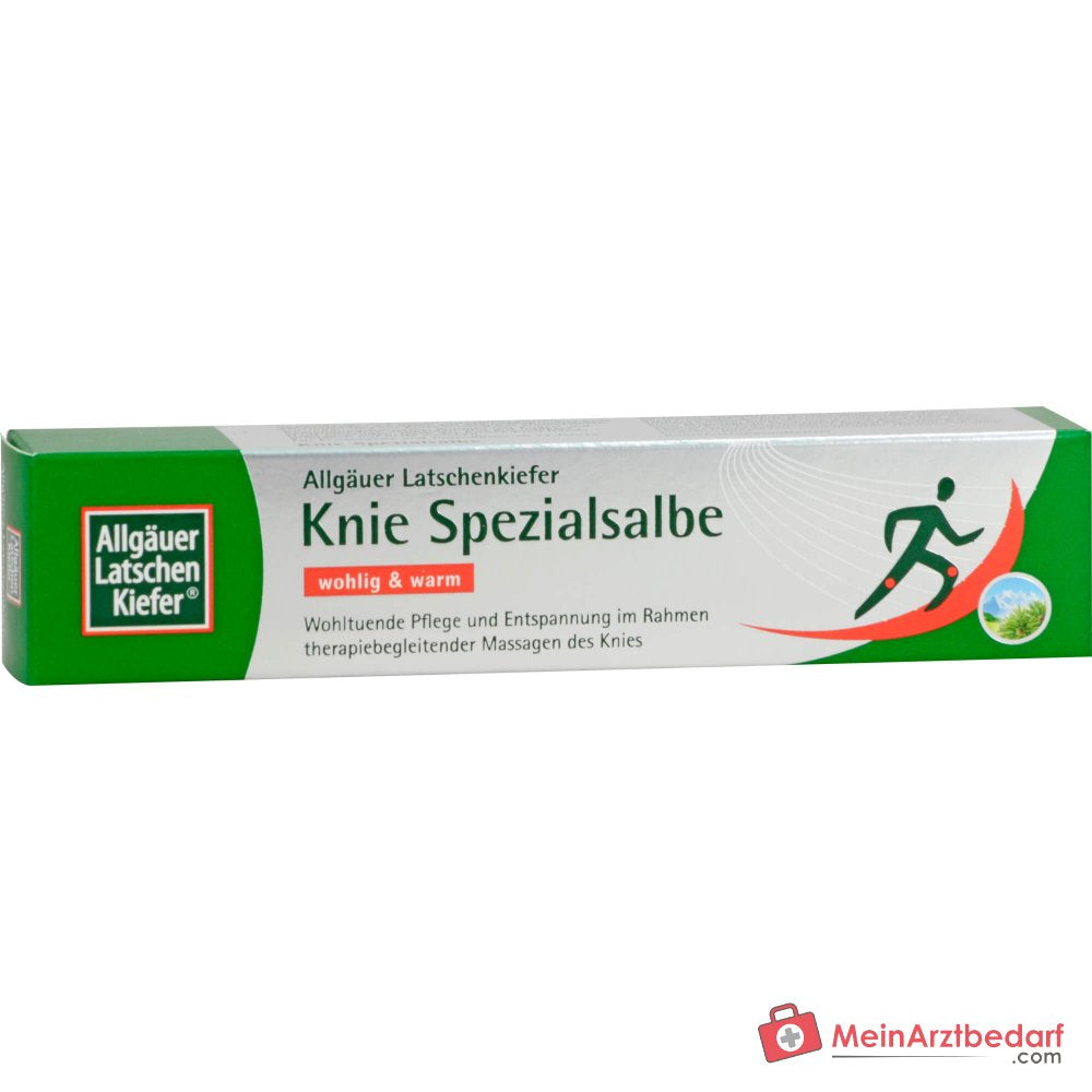 Allgäuer Latschenkiefer Knie Spezialsalbe Latschenkiefernöl / Campher / Panthenol / Allantoin Salbe, 50 ml.