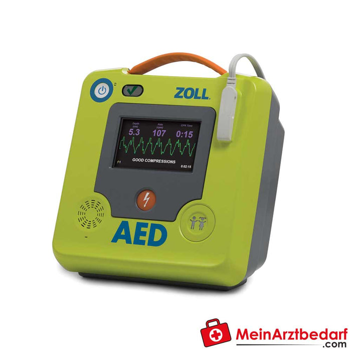 带心电图显示屏的 Zoll AED 3 BLS 半自动除颤仪