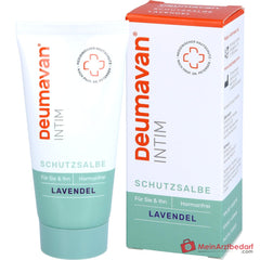 Deumavan Schutzsalbe mit Lavendel Paraffinum Liquidum / Petrolatum / Paraffin / Tocopheryl Acetate / Lavandula Angustifolia Oil Fettsalbe, 50 ml.