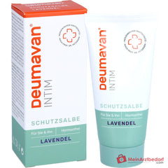 Deumavan Schutzsalbe mit Lavendel Paraffinum Liquidum / Petrolatum / Paraffin / Tocopheryl Acetate / Lavandula Angustifolia Oil Fettsalbe, 50 ml.