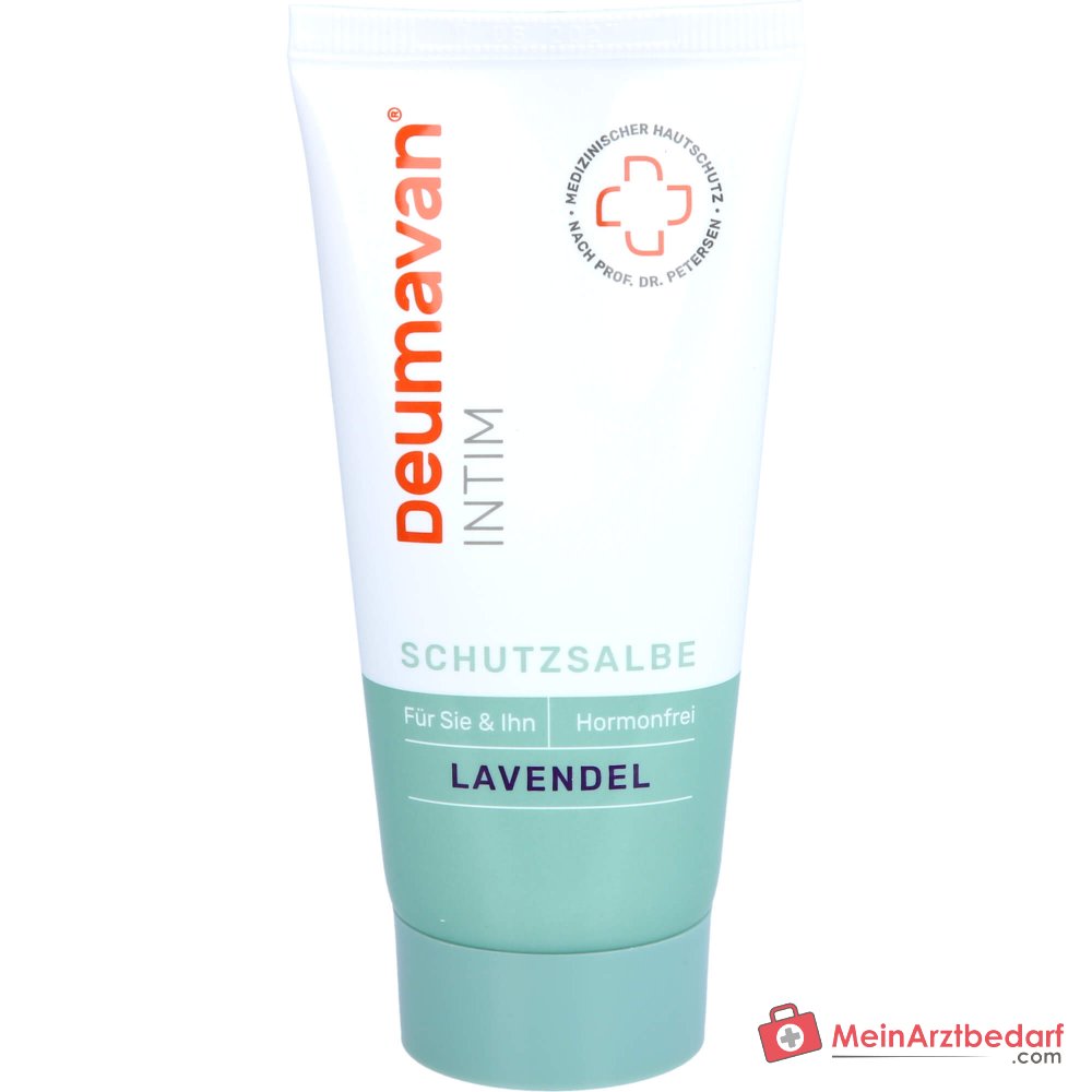 Deumavan Schutzsalbe mit Lavendel Paraffinum Liquidum / Petrolatum / Paraffin / Tocopheryl Acetate / Lavandula Angustifolia Oil Fettsalbe, 50 ml.