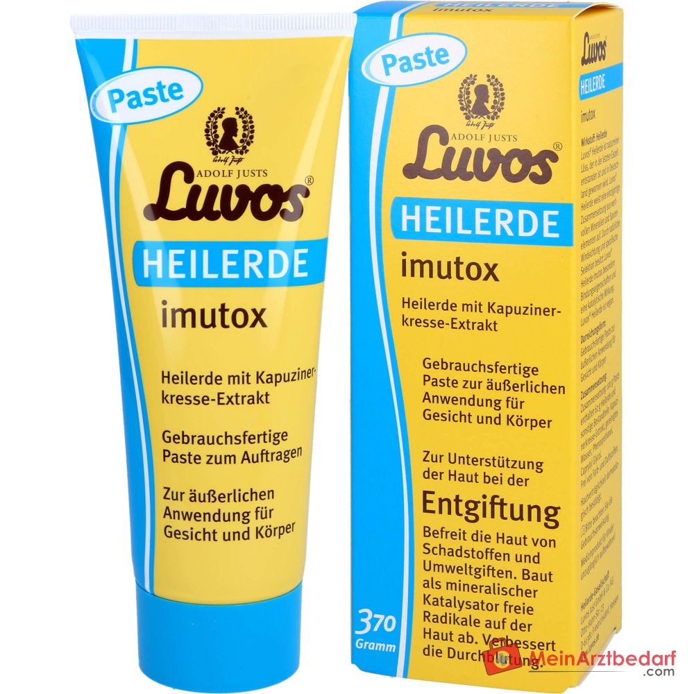 Luvos Heilerde imutox Paste mit Kapuzinerkresse-Extrakt, 370 g.