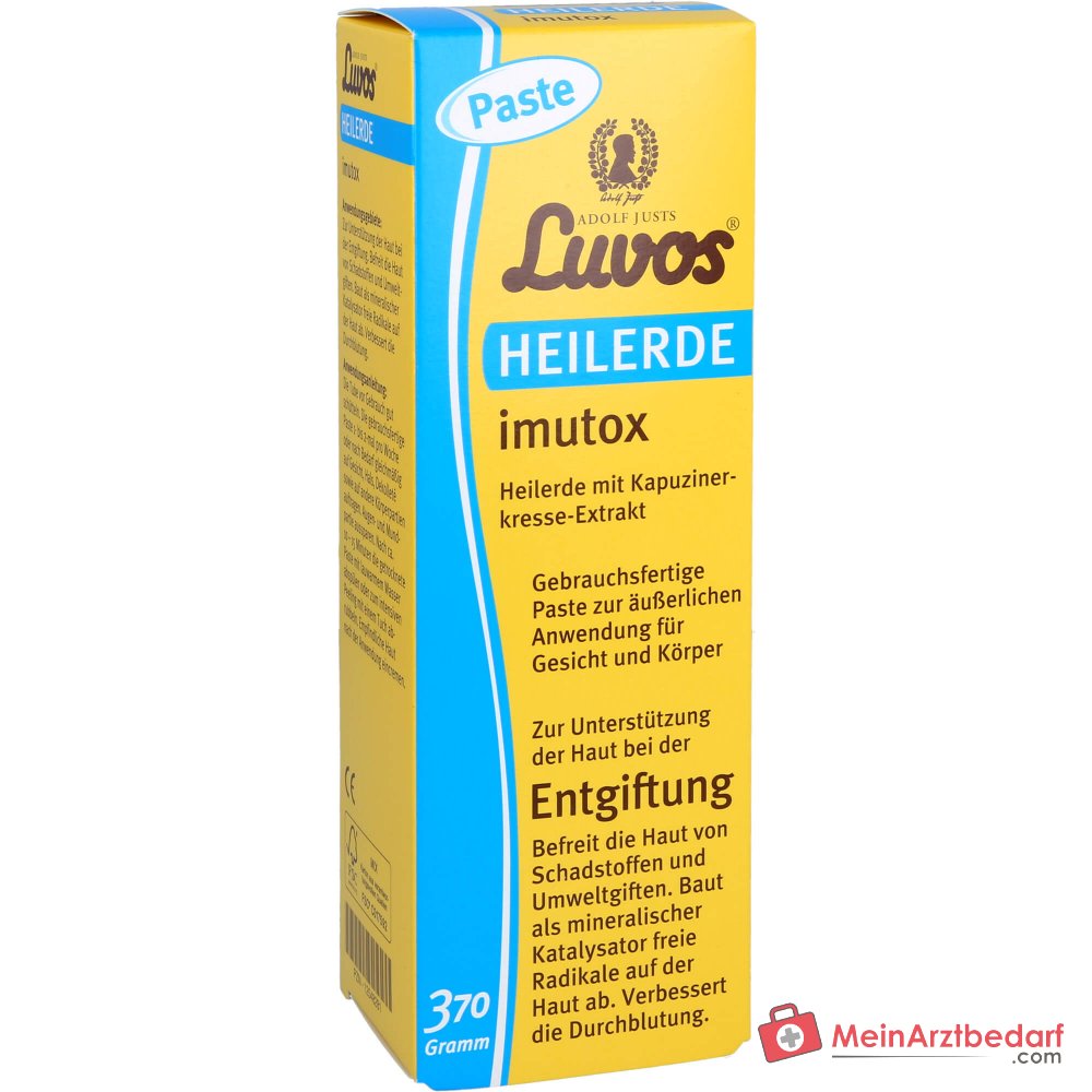 Luvos Heilerde imutox Paste mit Kapuzinerkresse-Extrakt, 370 g.