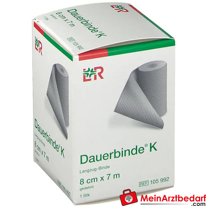 Kalıcı bandaj® K 8 cm x 7 m, 1 adet.