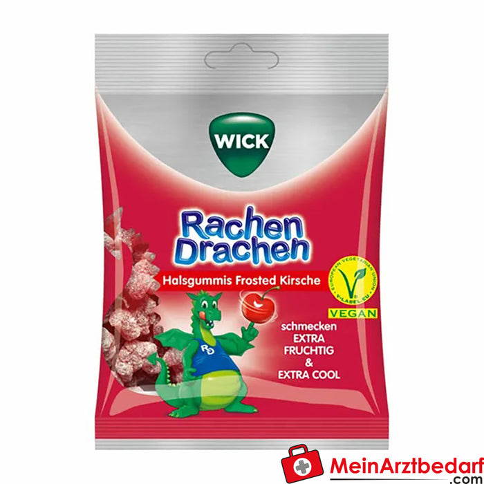 WICK Rachen Drachen Halsgummi Kirsche, 75g