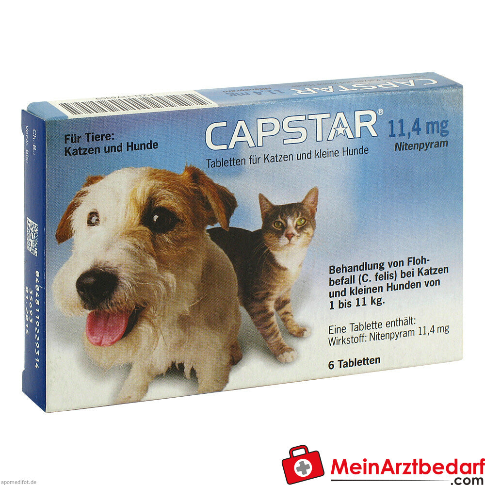 Capstar C. felis 11.4mg Nitenpyram, 6 St
