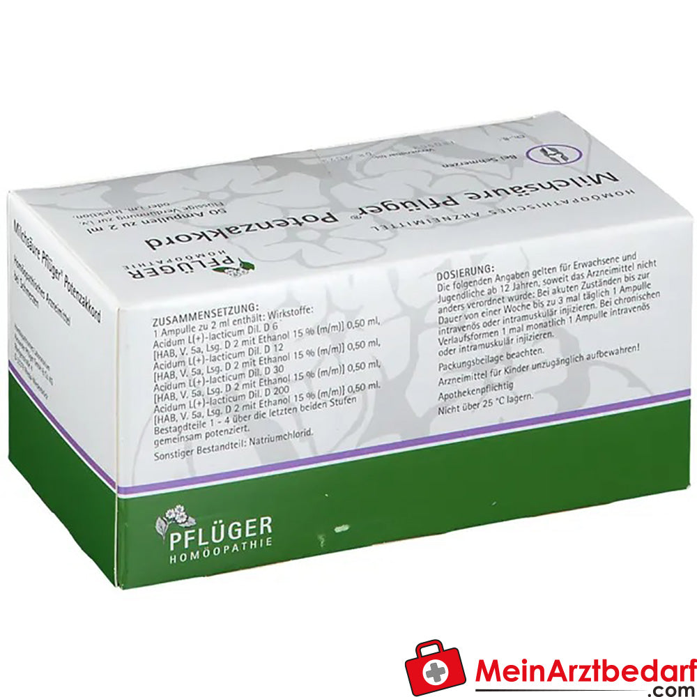 Milchsäure Pflüger® Potenzakkord.