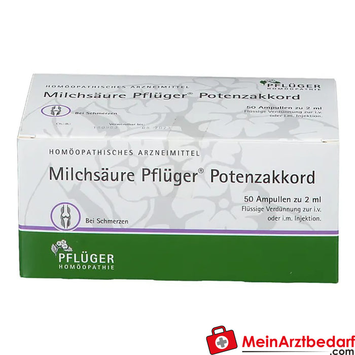 Acide lactique Pflüger® Accord de puissance