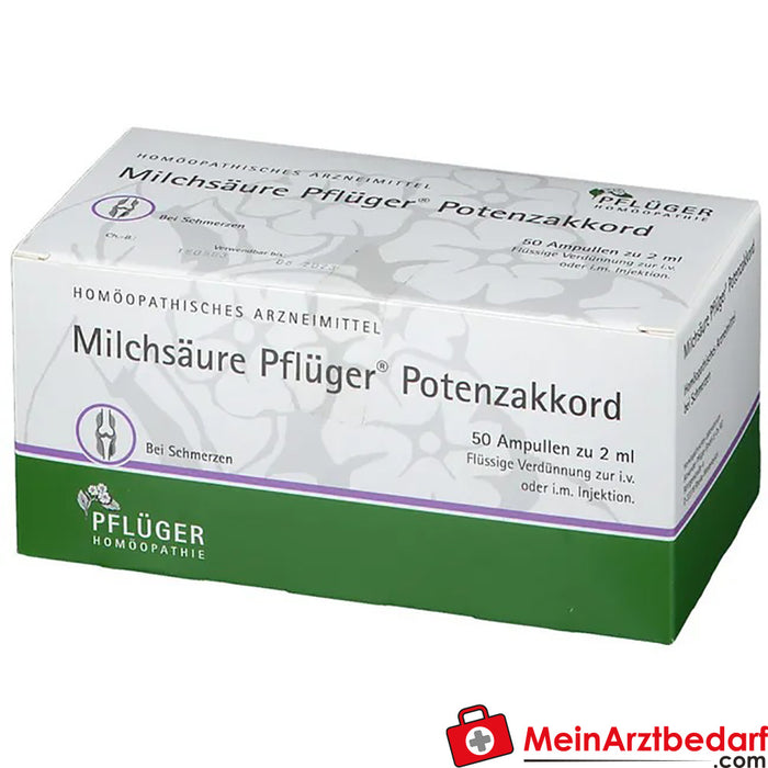 Acide lactique Pflüger® Accord de puissance