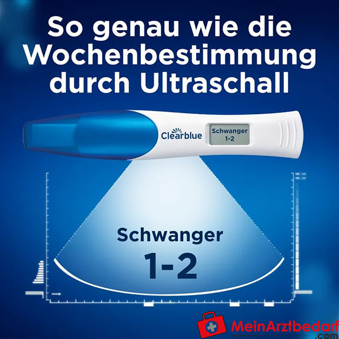 Clearblue® Test de grossesse avec détermination hebdomadaire, 1 pce