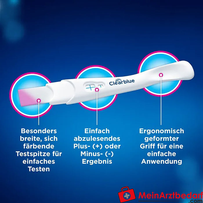 Clearblue® Schwangerschaftstest schnelle Erkennung, 1 St.