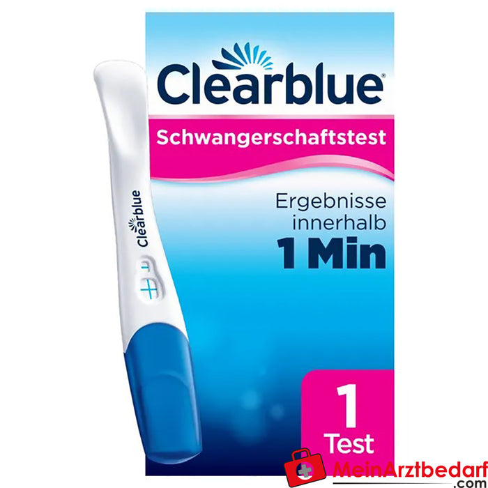 Clearblue® Teste de gravidez de deteção rápida, 1 unidade.