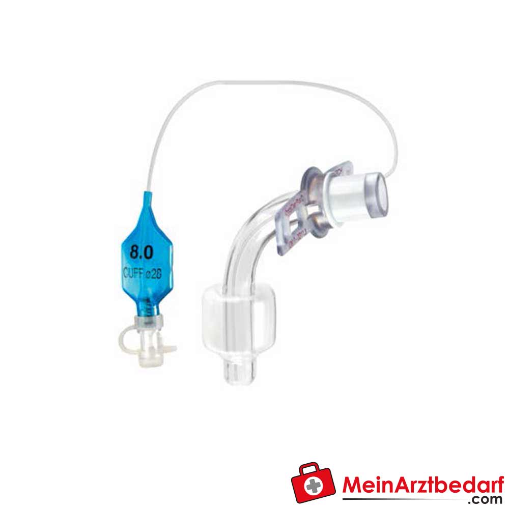 Rüsch CrystalClear Plus Trachealkanüle mit Cuff, 5 Stk..
